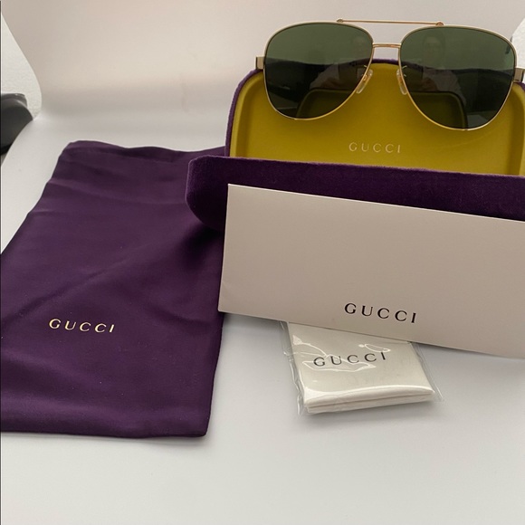 Gucci aviator sunglasses authentic NEW - Picture 1 of 3